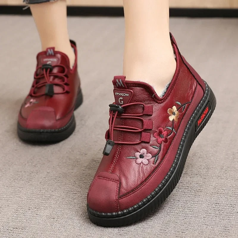 Emma Blomstrede Schuhe mit Pelzfutter – Stil und Komfort in Einem