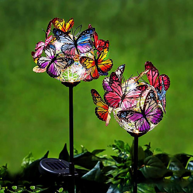 LumaFlare Solar Schmetterlingsgartenlichter