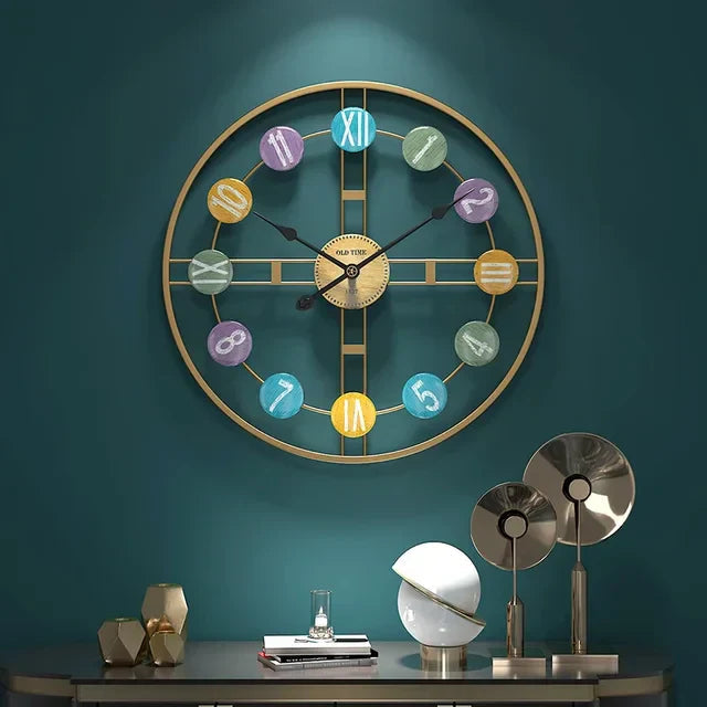 VintageTime Elegante Wanduhr – Klassisches Design mit geräuschlosem Mechanismus
