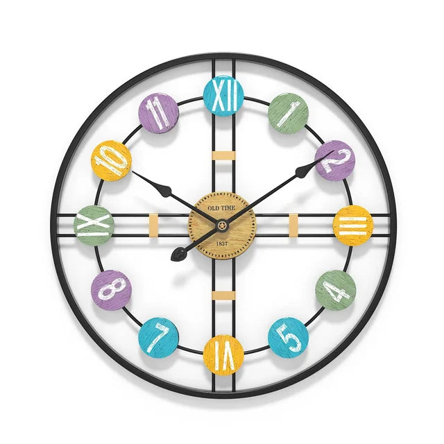 VintageTime Elegante Wanduhr – Klassisches Design mit geräuschlosem Mechanismus