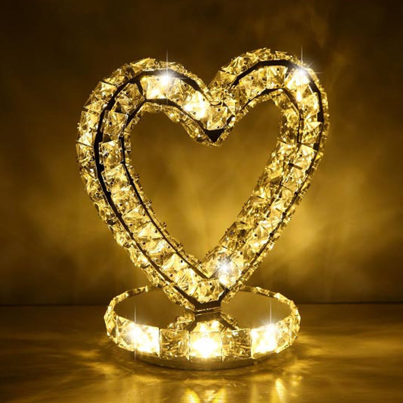 Auralis - Kristallbeschichtete LED Nachttischlampe