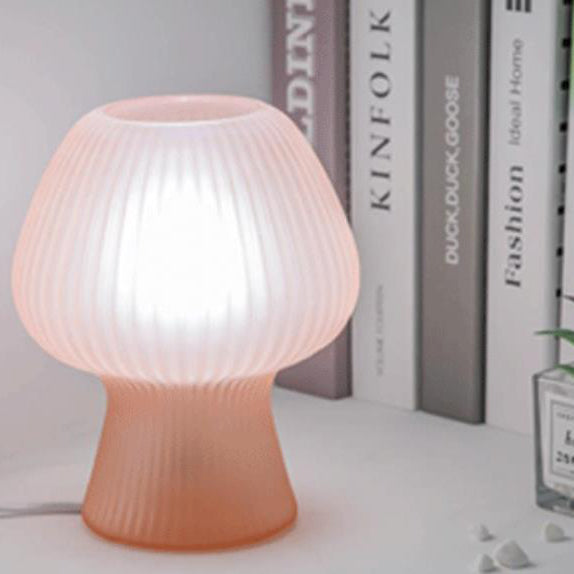 LumiMuse Vintage Glasbettlampe – Verstellbare LED-Nachttischbeleuchtung