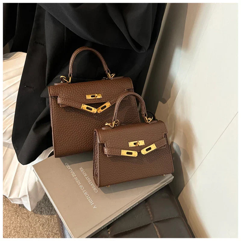 Rikke - Lychee-Muster Crossbody-Tasche