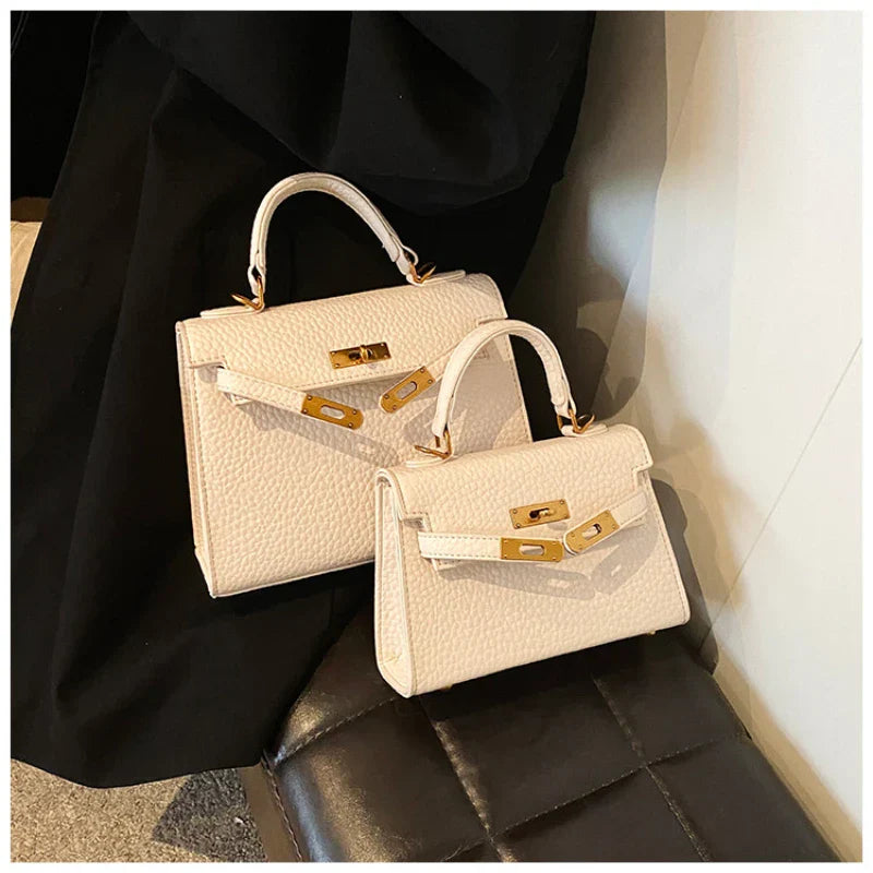 Rikke - Lychee-Muster Crossbody-Tasche