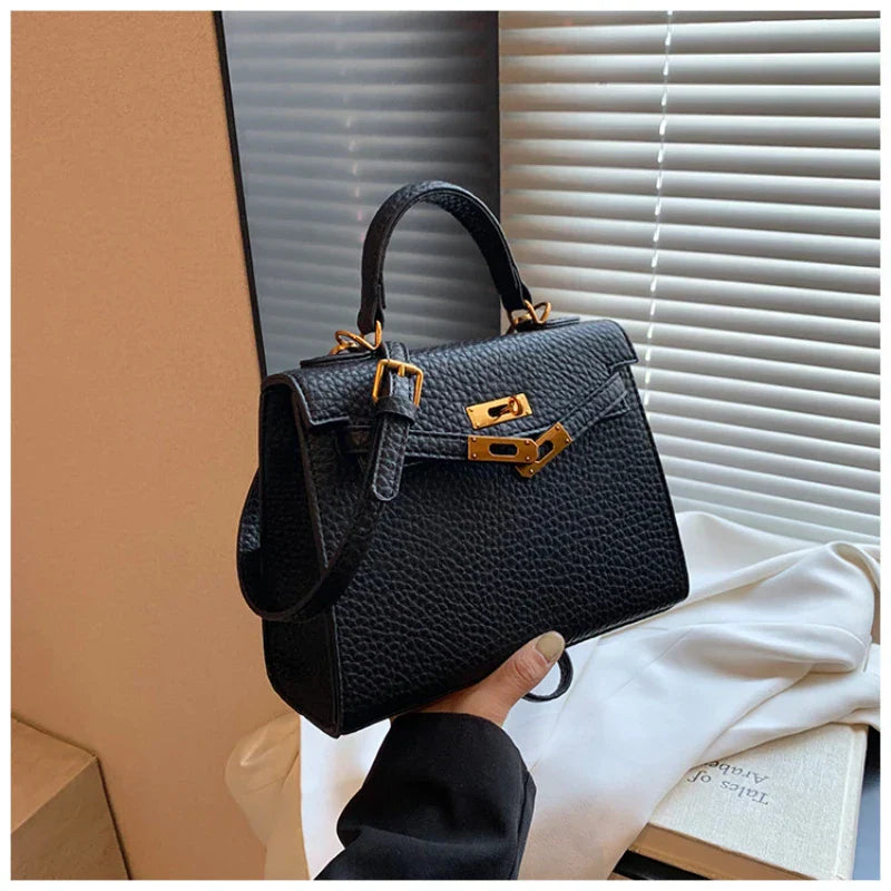 Rikke - Lychee-Muster Crossbody-Tasche