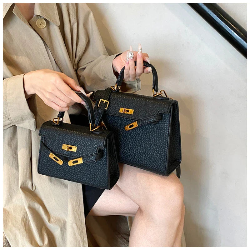 Rikke - Lychee-Muster Crossbody-Tasche