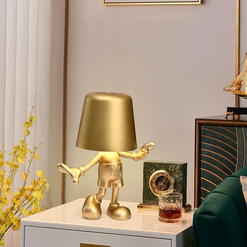 LumaTouch Drahtlose Touch Tischlampe – Elegante & Verstellbare Beleuchtung