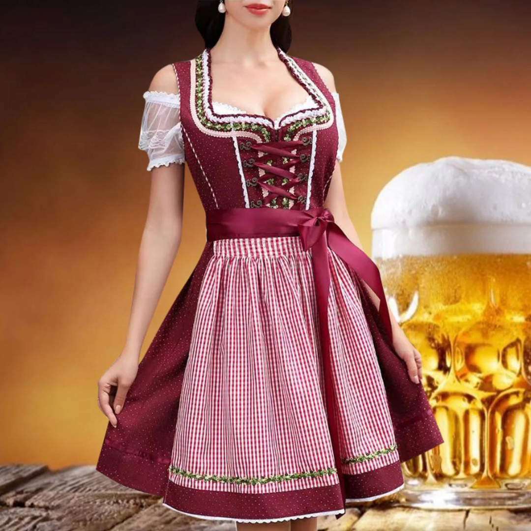 Greta | Damen Elegantes Oktoberfest Dirndl Kleid | 2024