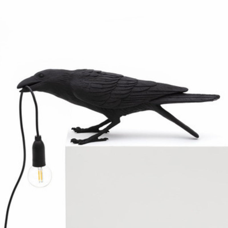 Aviora – künstlerische Vogel-Tischlampe