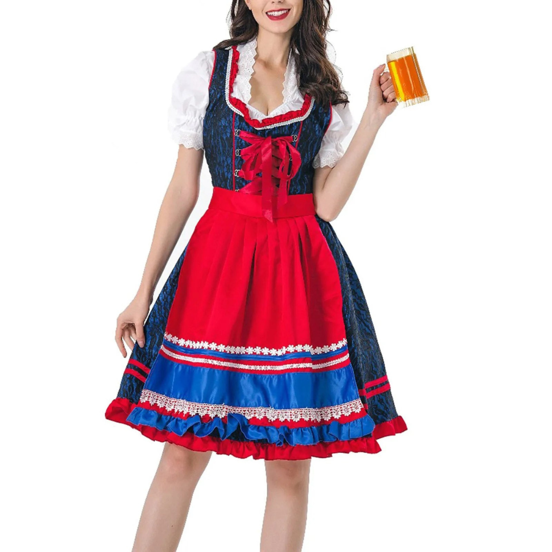 Lea | Damen Lebendiges Oktoberfest Dirndl Kleid | 2024