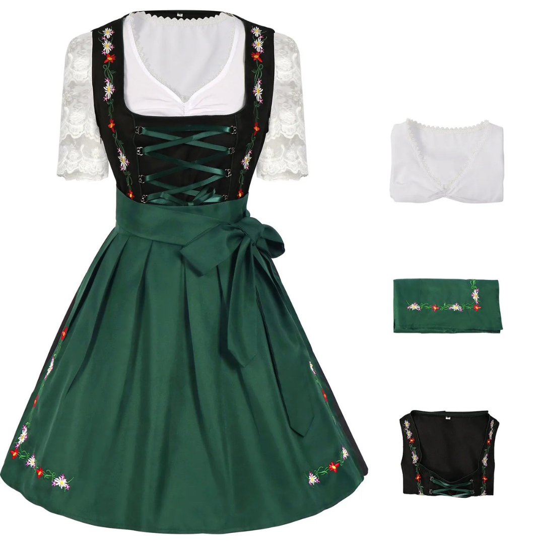 Viktoria | Damen Traditionelles Oktoberfest Dirndl Kleid | 2024