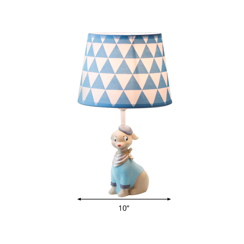 PupGlow – munter blaue Hundeschreibtischlampe für Kinder