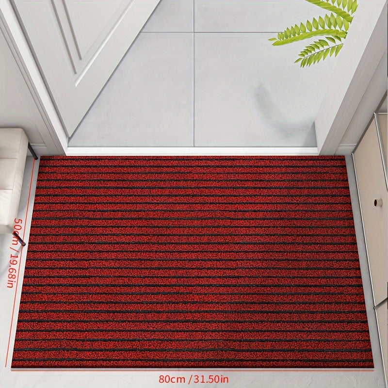 StripeShield Eingangsteppich – Effektive Schmutzaufnahme & Stilvolles Design