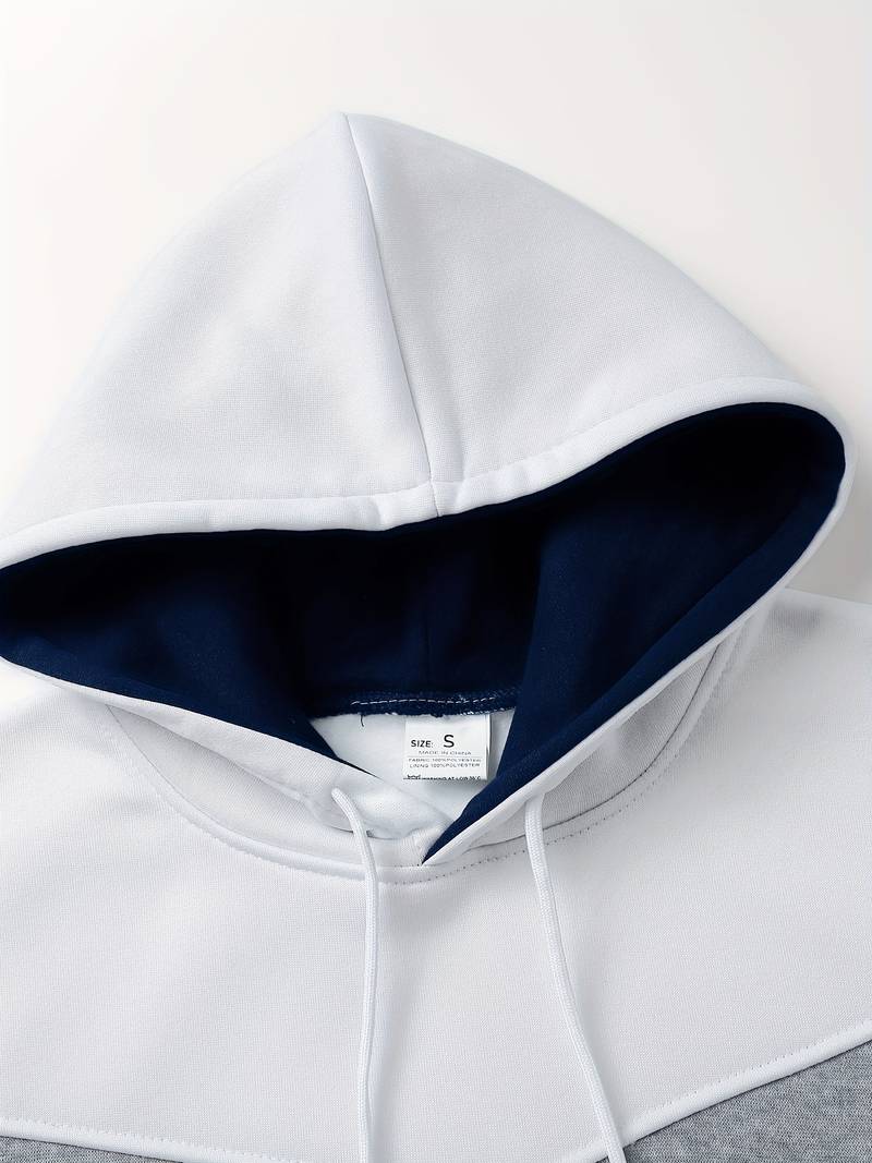 Oscar - Lässiger Langarm-Hoodie mit Kordelzug und Taschen