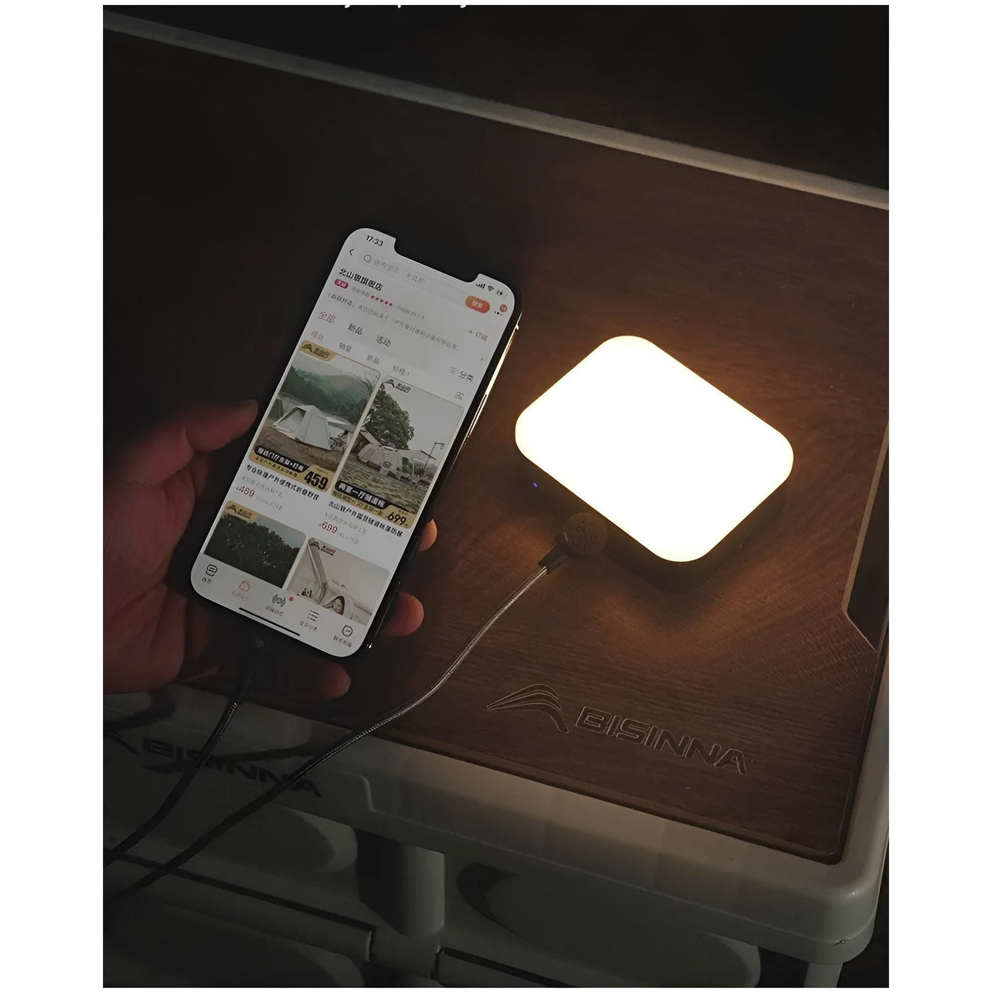 MagnaGlow – Magnetische wiederaufladbare LED-Lampe mit rundem, kompakt Design