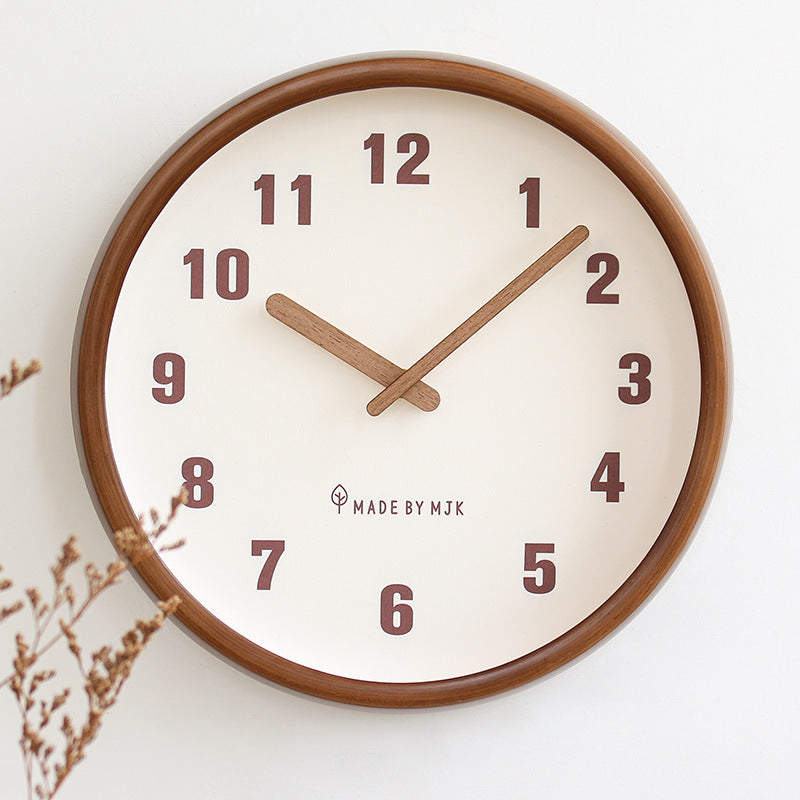 TimelessDuo - Set mit zwei minimalistischen Holzwanduhren