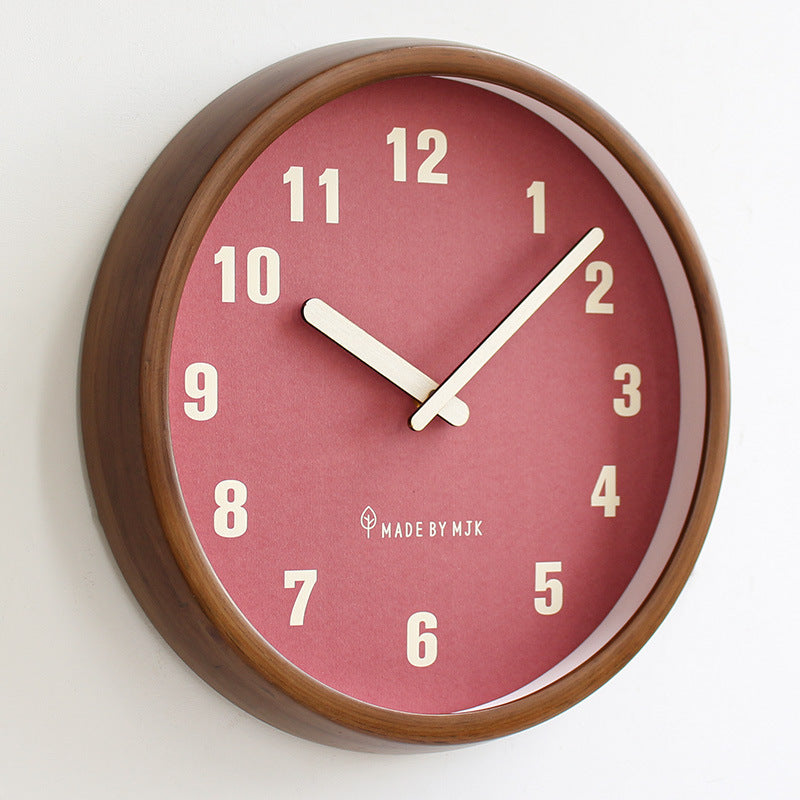 TimelessDuo - Set mit zwei minimalistischen Holzwanduhren