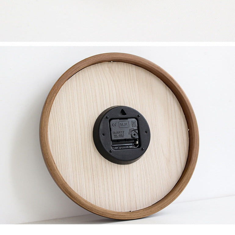 TimelessDuo - Set mit zwei minimalistischen Holzwanduhren