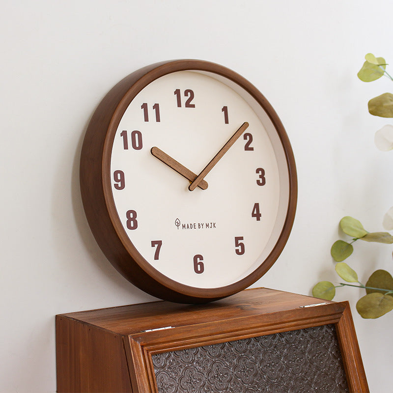 TimelessDuo - Set mit zwei minimalistischen Holzwanduhren