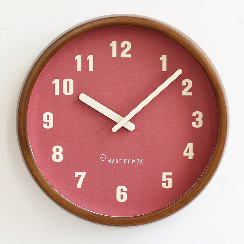 TimelessDuo - Set mit zwei minimalistischen Holzwanduhren