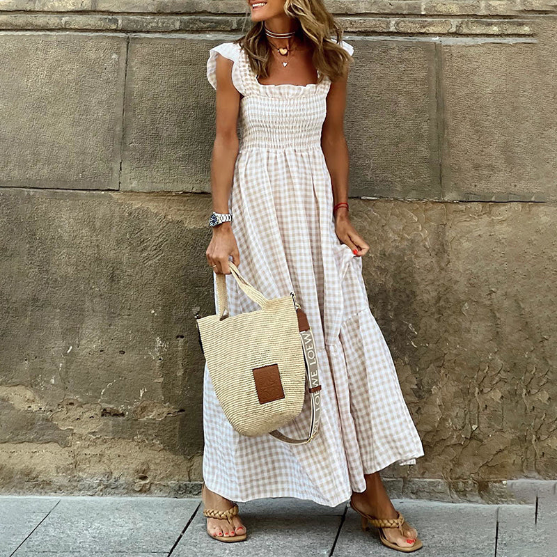 Sheila - Langternet Smockkleid