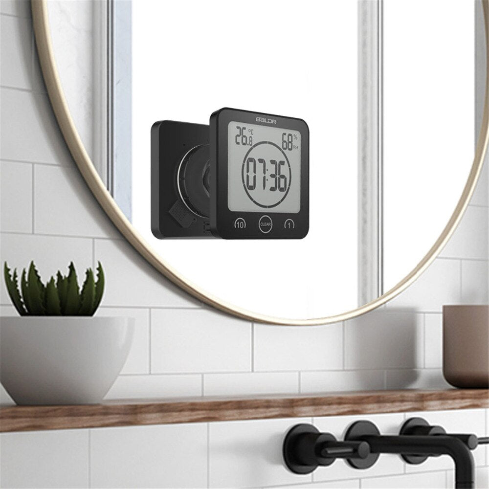 HydroTime Wasserdichtes Wanduhren – Elegante Zeitmessung für Duschen und Spa-Umgebungen