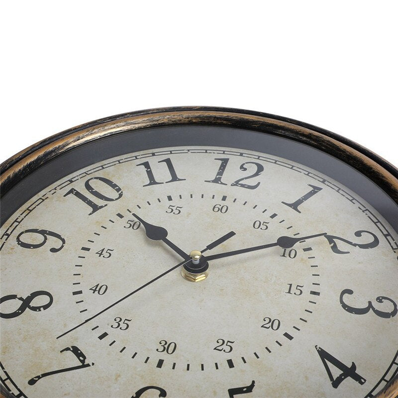 Rustik Vintage Holzwanduhr – Klassische Eleganz für Ihr Zuhause