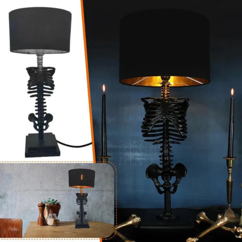 SkullGlow LED Schädel Tischlampe