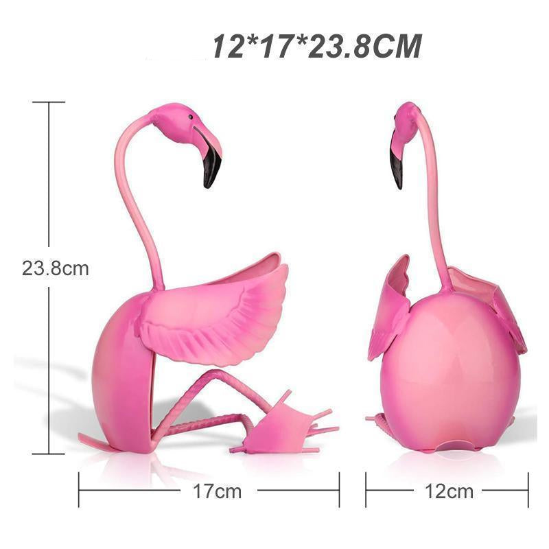 WineFlare Einzigartiger Flamingo Weinständer mit dekorativen Details
