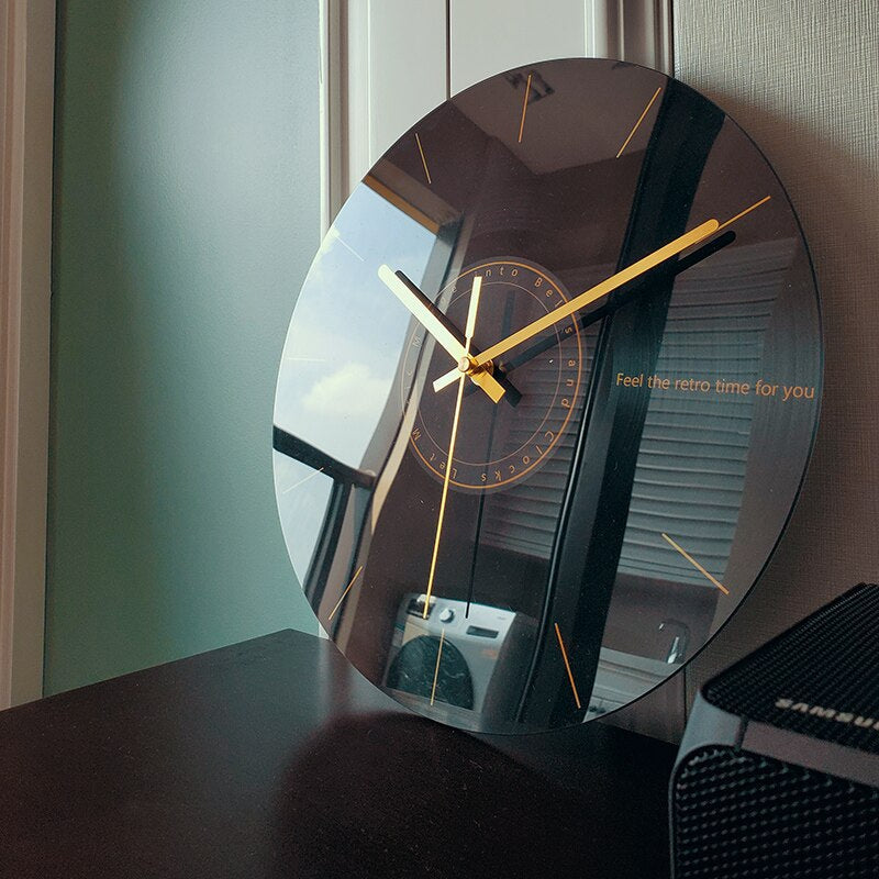 GlassEra Elegante Wanduhr aus Glas – Modernes Design für Ihr Zuhause