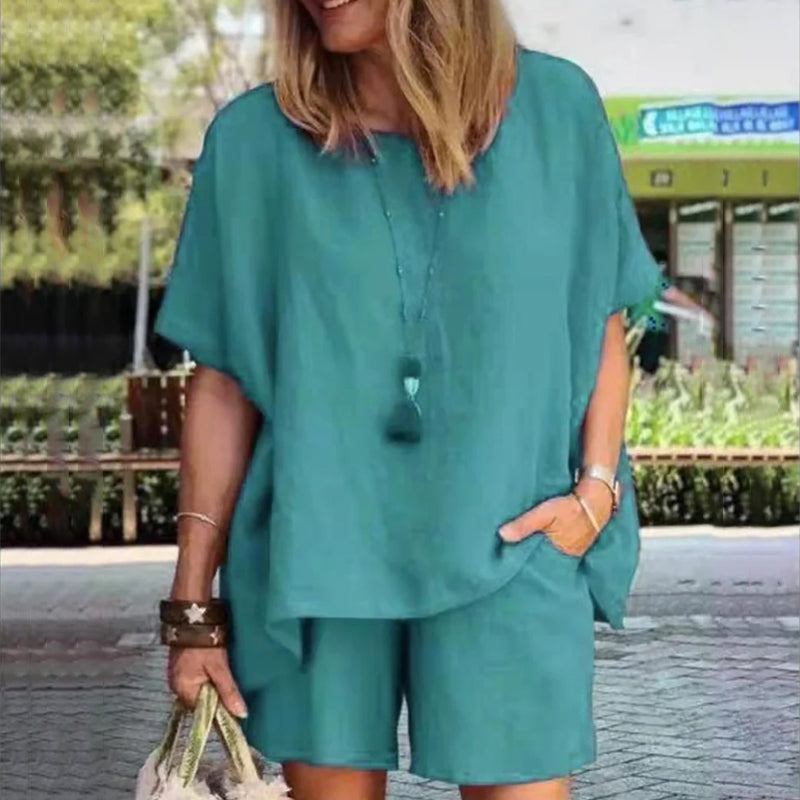 Lianna - Lässiges T-Shirt und kurze Hose