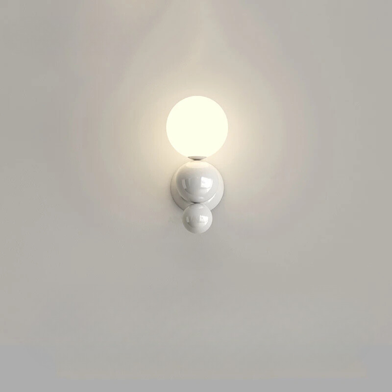 BubbleGlow – Moderne sphärische Wandleuchte