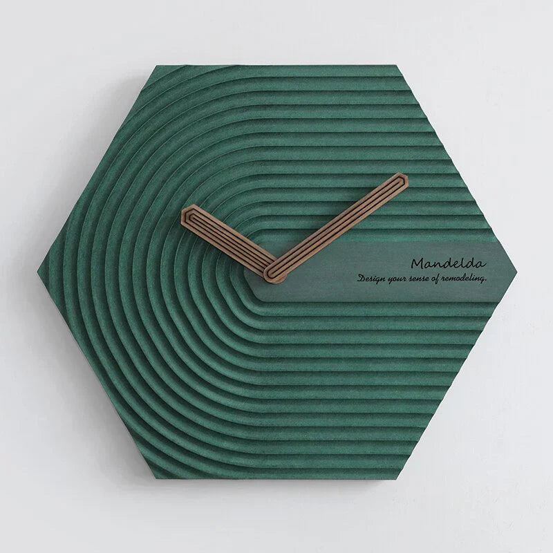 Moderner minimalistischer Wanduhr