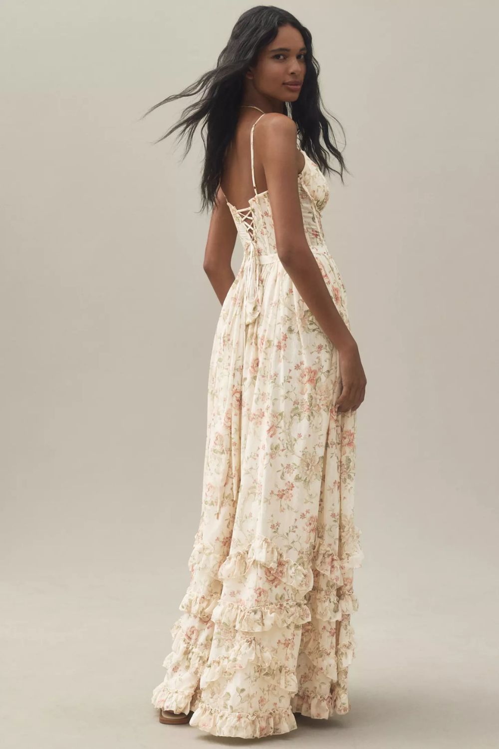 Colette Blumenmuster Maxikleid