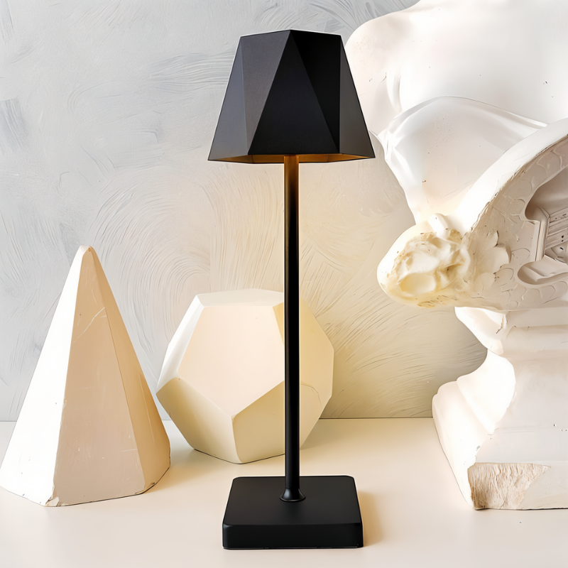 LumaHex wiederaufladbare sechseckige Tischlampe – Tragbare LED-Lampe