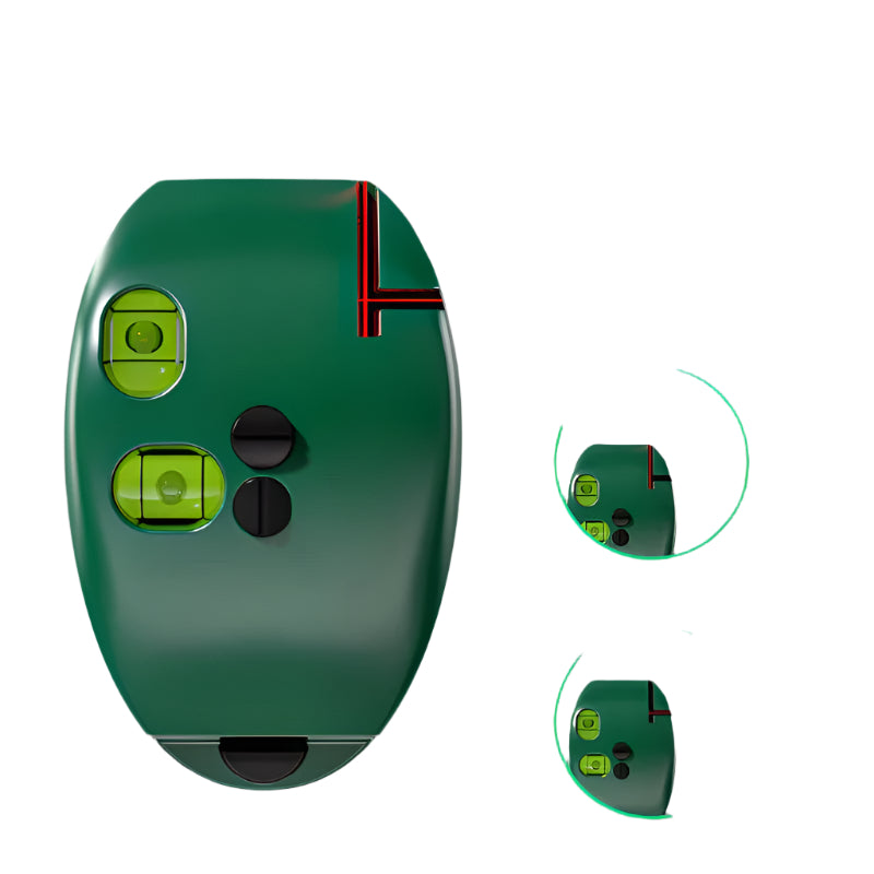 AlignMaster 2-Linien-Laserniveau – Tragbares Nivellierungsgerät mit 90° Projektion
