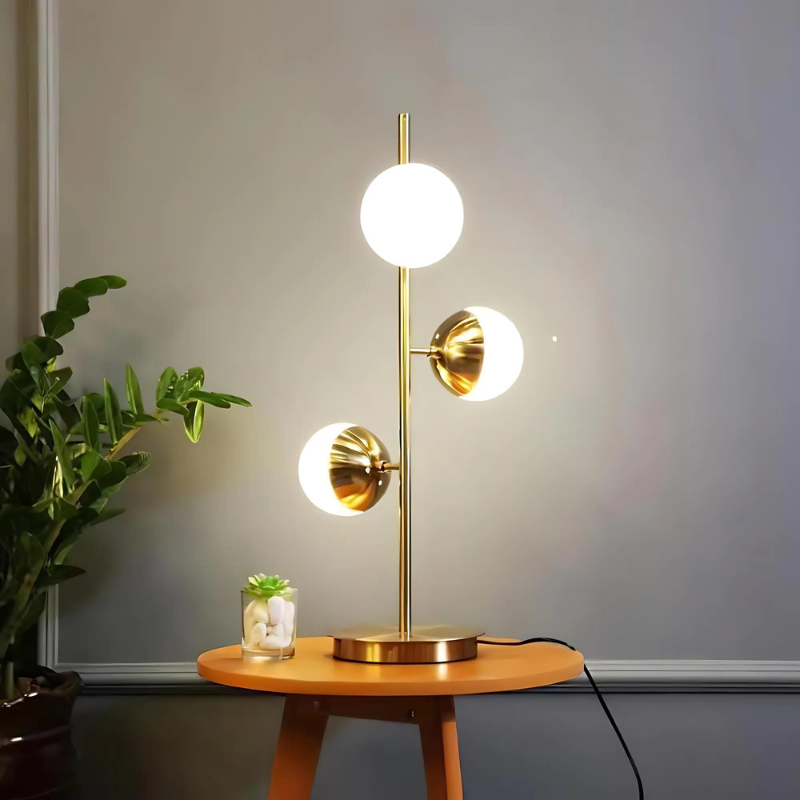 LumiSphere Moderne Tischlampe – Elegante & Stimmungsvolle Beleuchtung