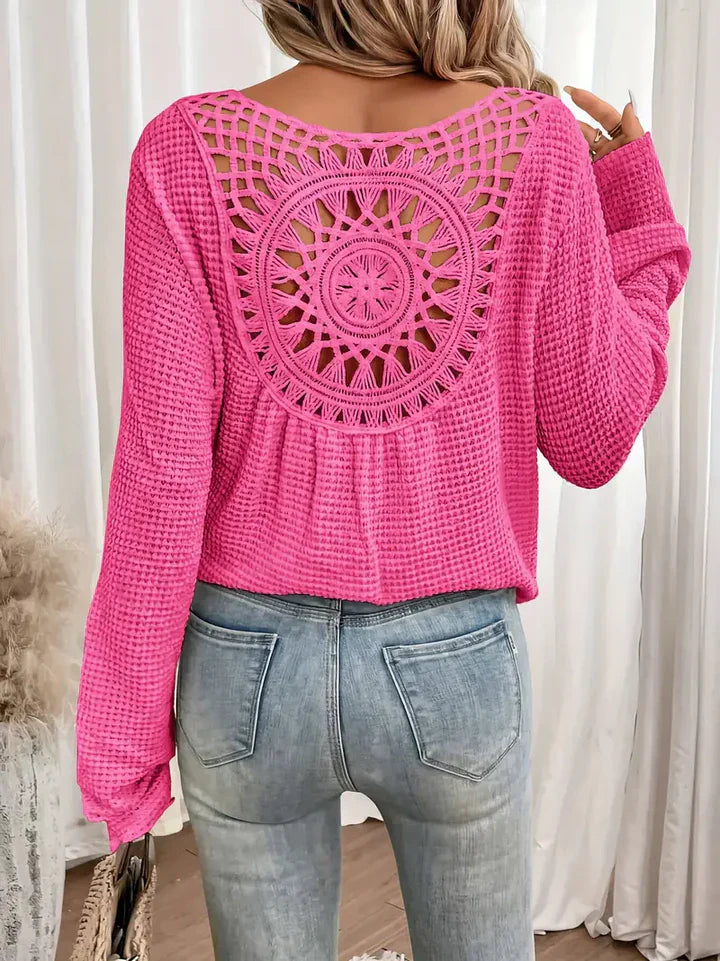 Susana | Boho Häkelpullover