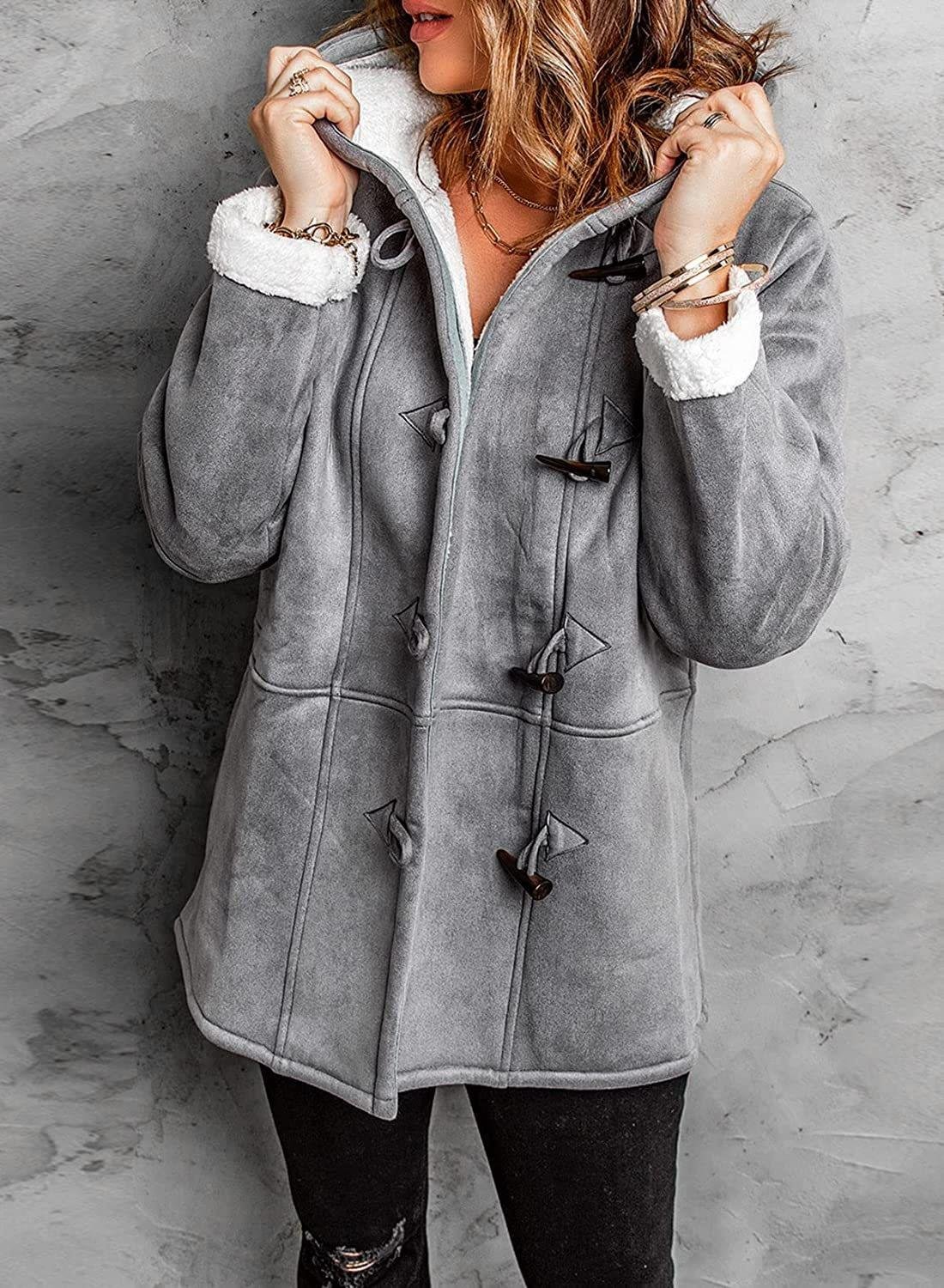 Elena – Ultra-weiches Fleece-Jacke mit Kapuze