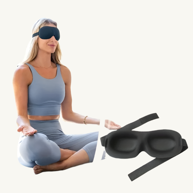SleepPure - Konturierte lichtblocking Augenmaske für tiefen Schlaf