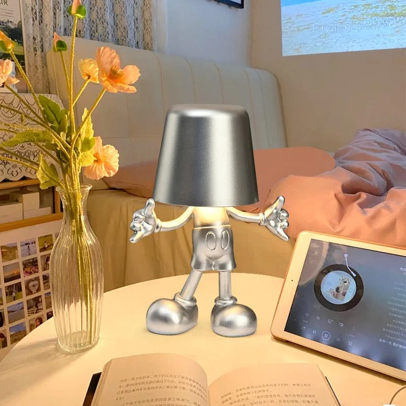 LumaTouch Drahtlose Touch Tischlampe – Elegante & Verstellbare Beleuchtung