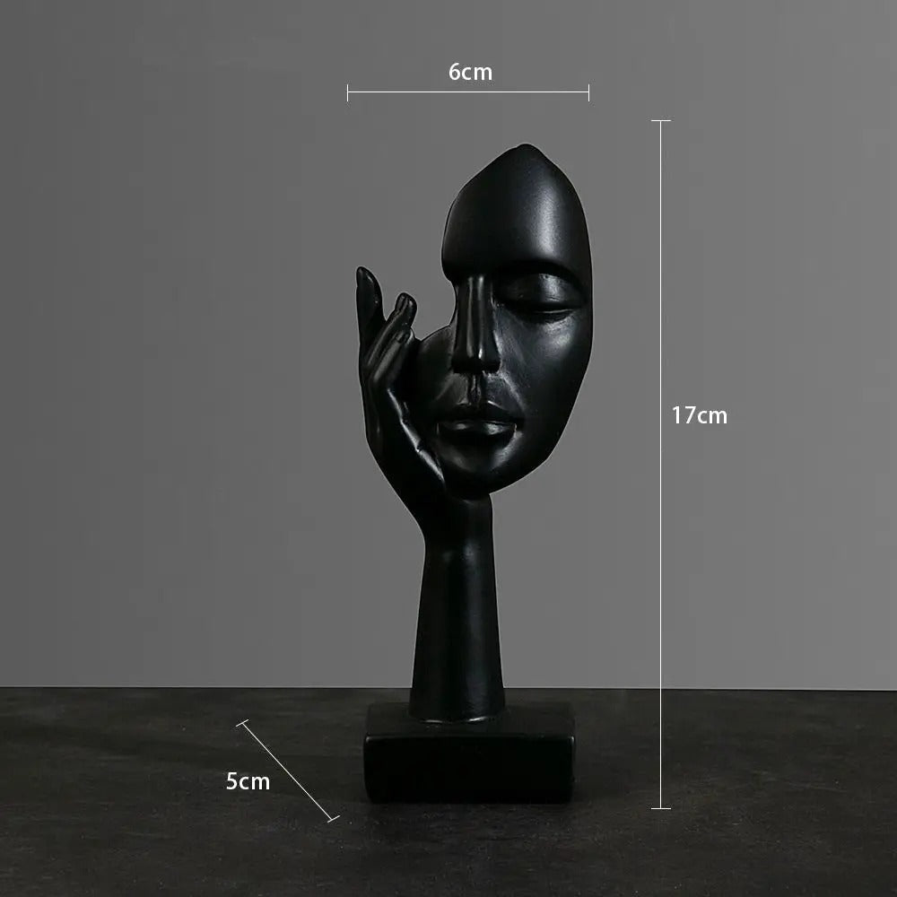 NordicMuse Abstrakte Gesichts Skulptur