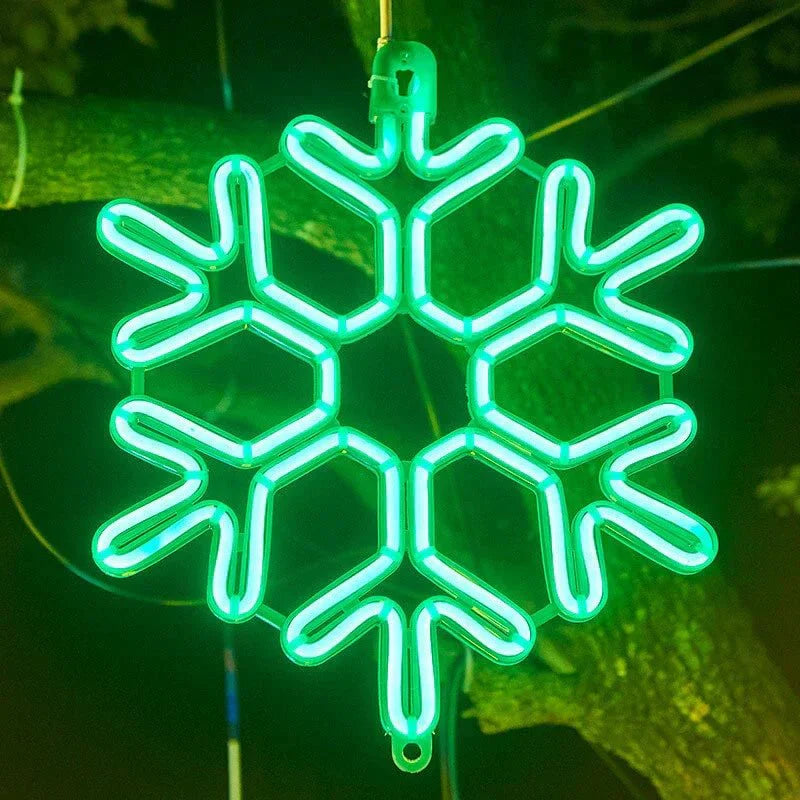SnowGlow LED Schneeflockenbeleuchtung – Magisches Glühen für eine bezaubernde Atmosphäre