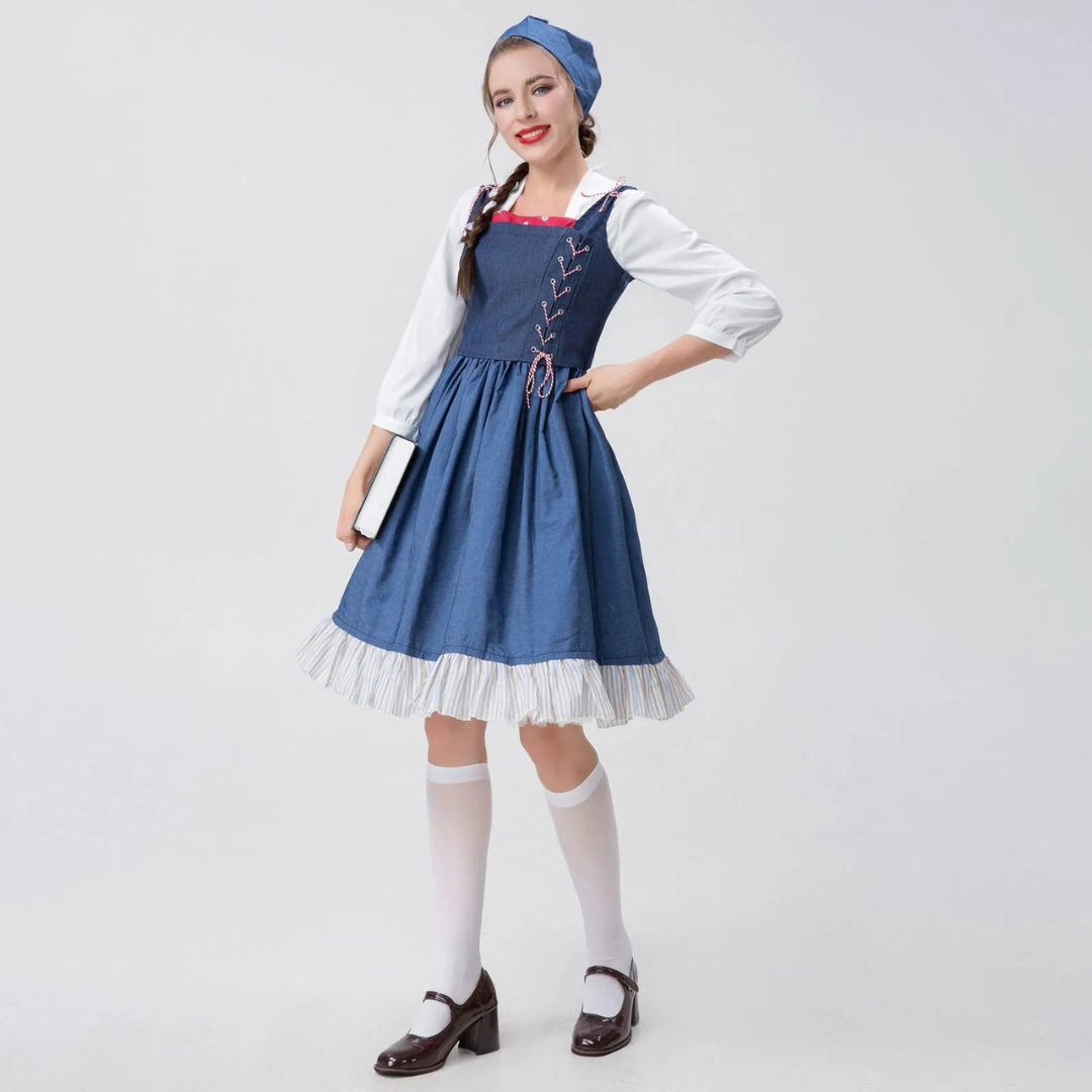 Mia | Damen Elegante Oktoberfest Dirndl Kleid | 2024