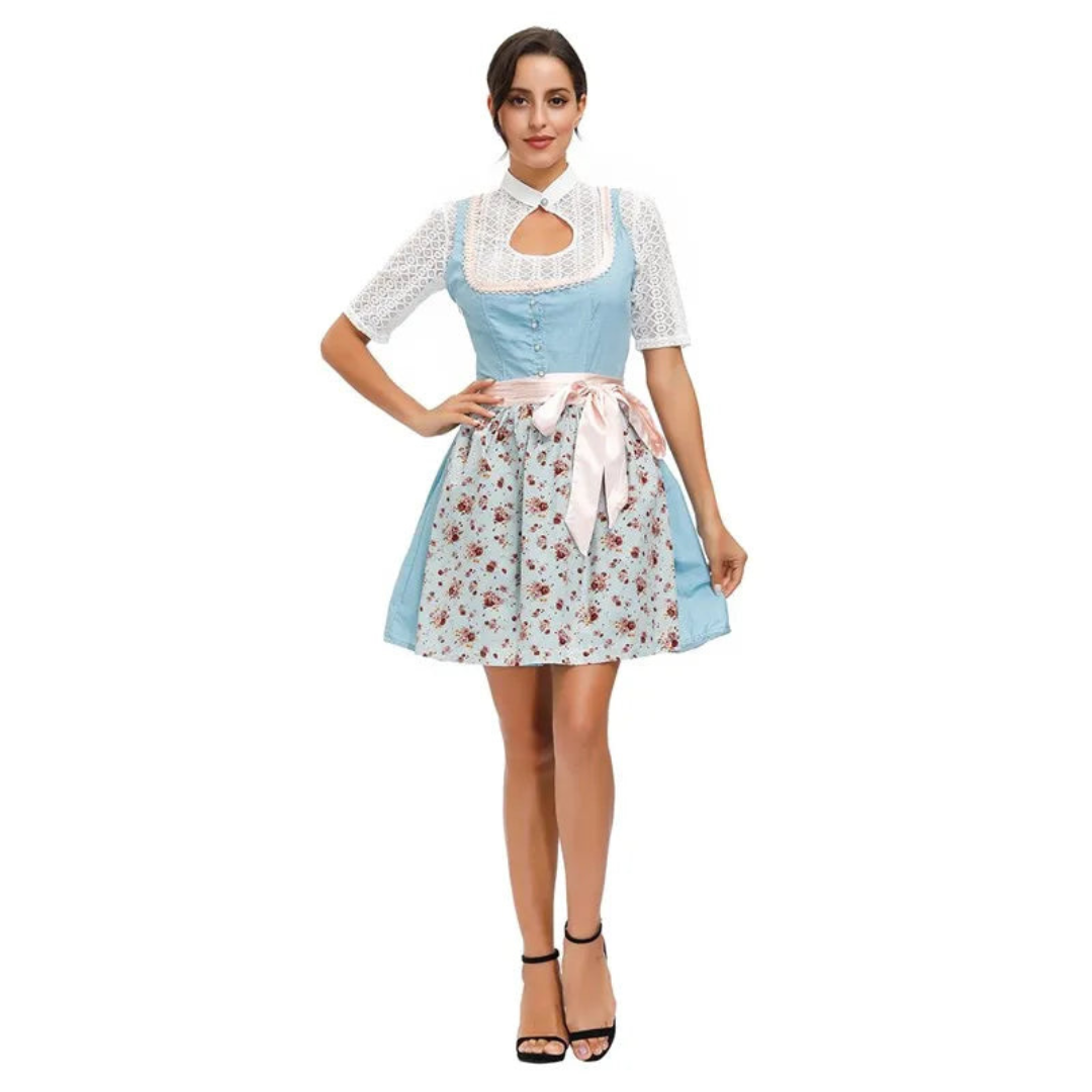 Paula | Damen Elegantes Oktoberfest Dirndl Kleid | 2024