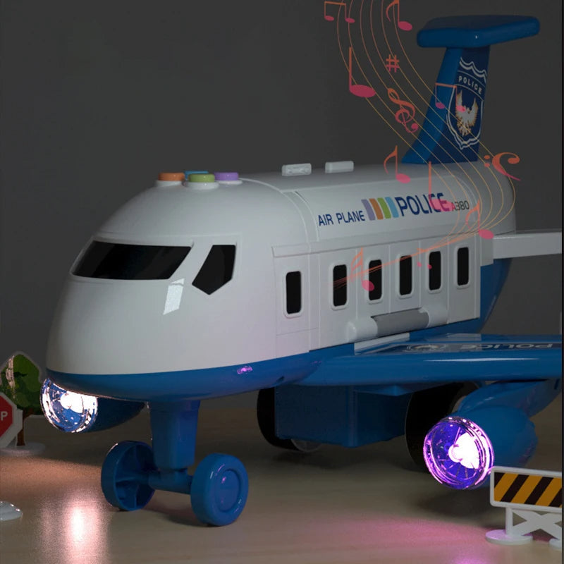 JetMaster Interaktives Flugzeug-Spielset mit Lichtern und Geräuschen
