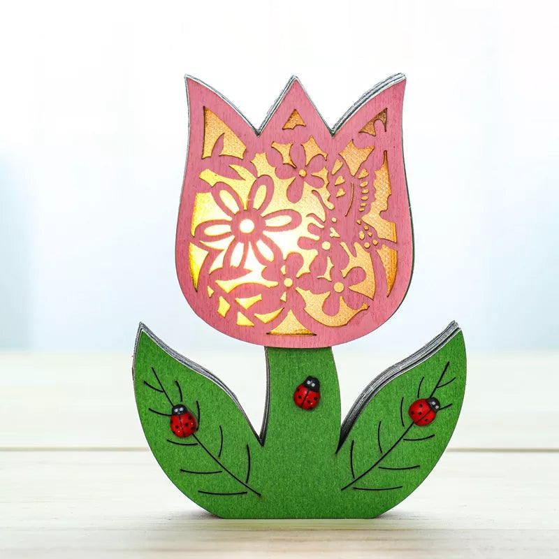 FestlicheDeko - Ostern LED Holzdekoration Kollektion