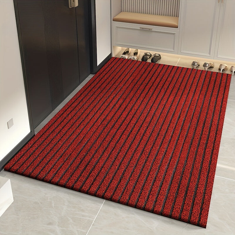 StripeShield Eingangsteppich – Effektive Schmutzaufnahme & Stilvolles Design
