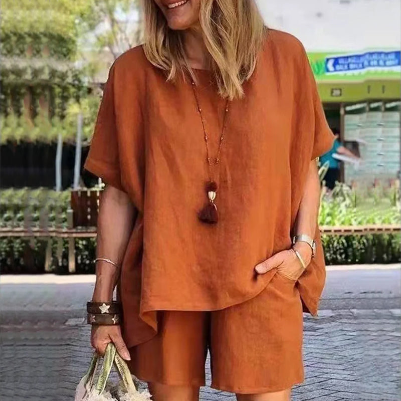 Lianna - Lässiges T-Shirt und kurze Hose