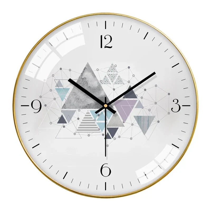 Skandora Silent Wanduhr – Modernes minimalistisches Uhr für nordisches Interieur